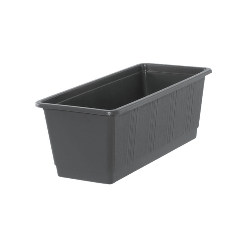 Balkonkasten Standart in 40cm Länge für bis zu 4 Erdbeerpflanzen in Anthrazit