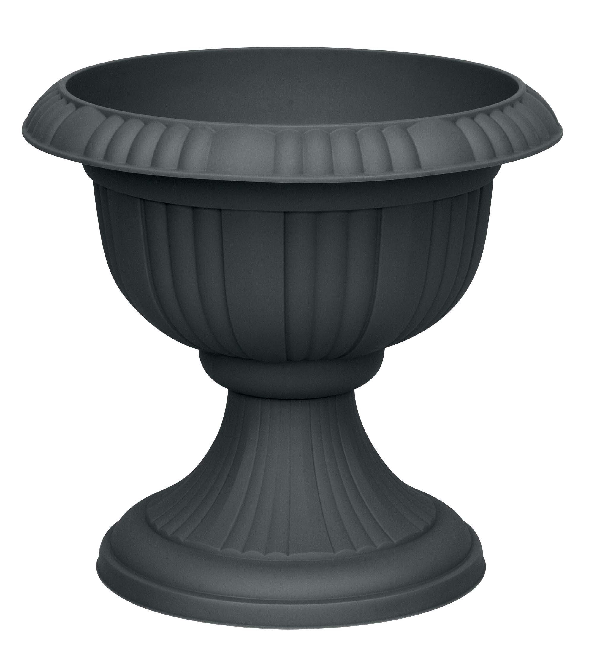 dekorative Blumenspindel in schwarz