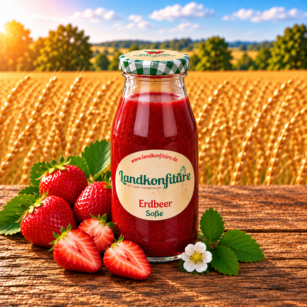 Erdbeer - Dessertsoß
